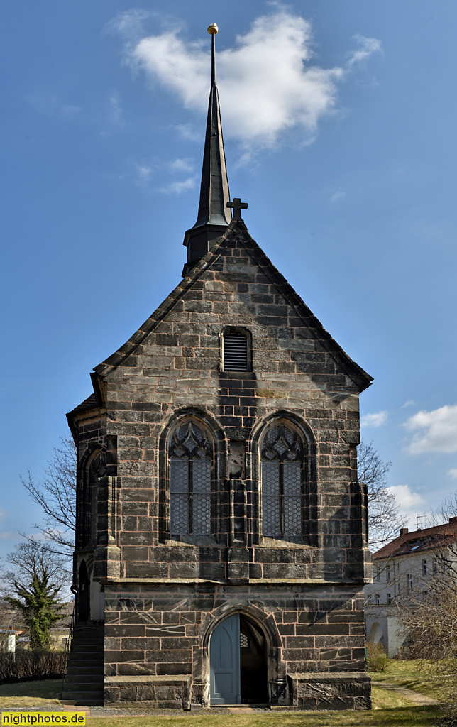 Görlitz Heilig-Grab-Ensemble. Nachbildung der heiligen Stätten erbaut 1481-1504 von Georg Emmerich. Zweigeschossig Adamskapelle und Golgathakapelle. Heilig-Geist-Strasse 79