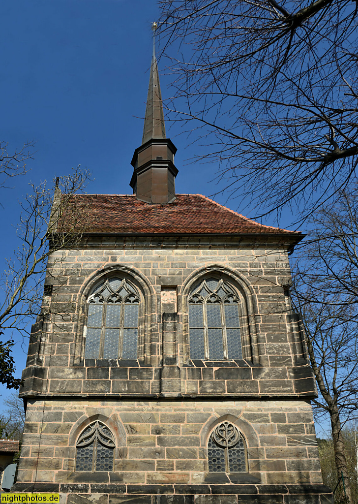 Görlitz Heilig-Grab-Ensemble. Nachbildung der heiligen Stätten erbaut 1481-1504 von Georg Emmerich. Zweigeschossig Adamskapelle und Golgathakapelle. Heilig-Geist-Strasse 79