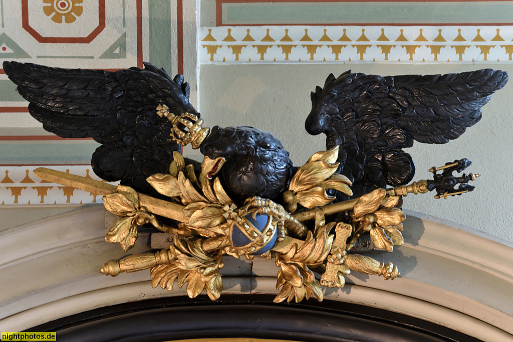 Potsdam Kirche St Peter und Paul erbaut 1867-1870 von August Stüler und Wilhelm Salzenberg. Bauleitung Albert Badstübner. Bauschmuck Wappenadler