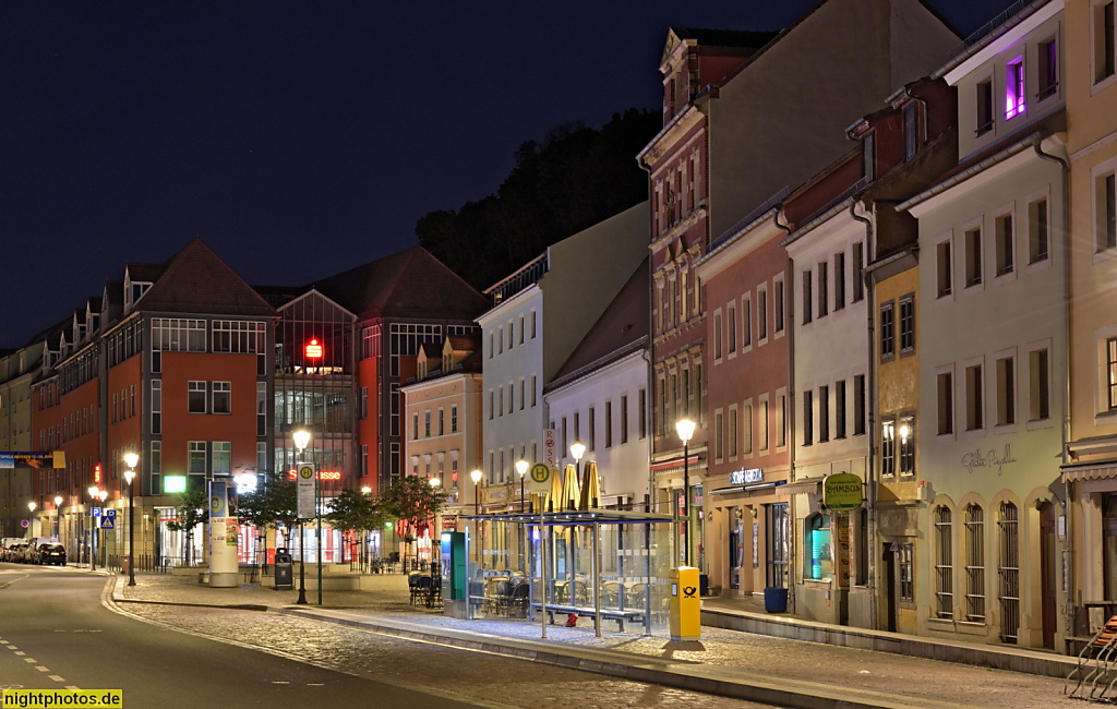 Meißen. Blick in die Gerbergasse Richtung Rossmarkt