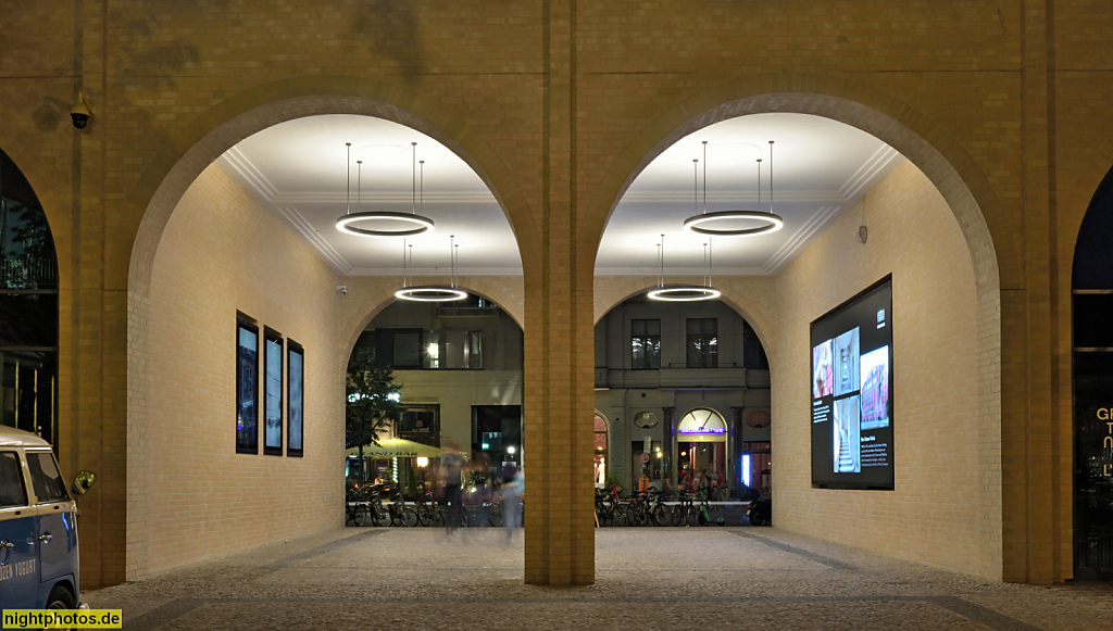 Berlin Mitte. Forum an der Museumsinsel. Torhaus. Hofseite. Oranienburger Strasse 71-72