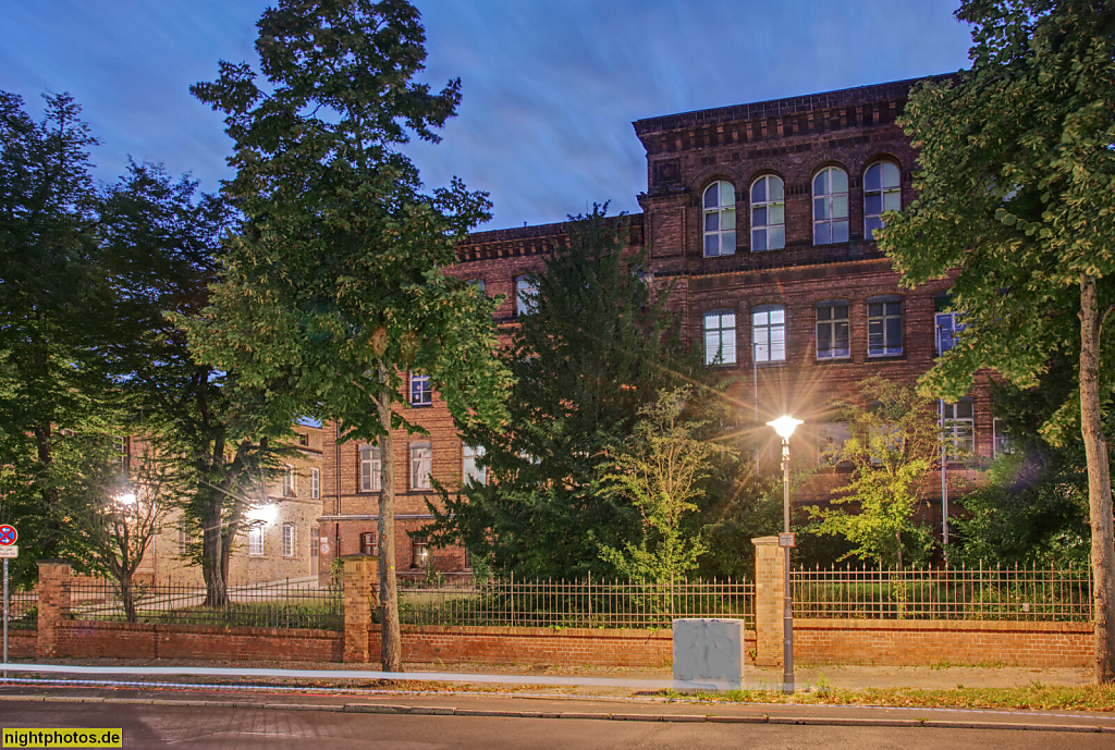 Berlin Steglitz. Johann-August-Zeune-Schule für Blinde. Erbaut 1876-1877 von David August Rudolf Stüve mit Johann Eduard Jacobsthal und Ludwig Giersberg. Rothenburgstrasse 14. Teil der Königlichen Blindenanstalt Steglitz