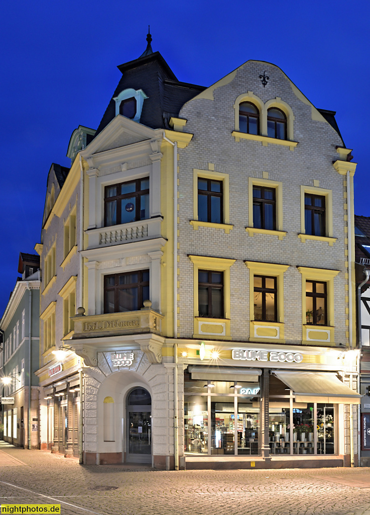 Eisenach. Wohn- und Geschäftshaus. Blume 2000. Karlstrasse 34