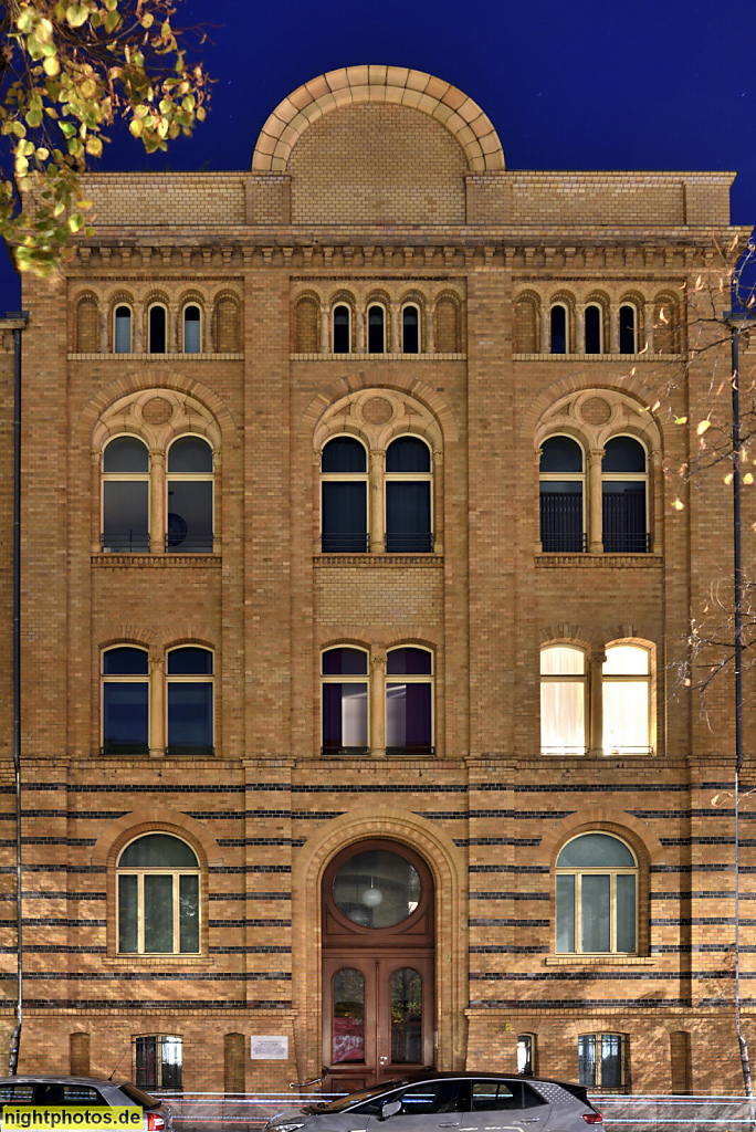 Berlin Prenzlauer Berg. Haus Manheimer. Wohnhaus. Erbaut 1883-1887 von Carl Schwatlo als Altersheim der Jüdischen Gemeinde Berlin. Saniert 2010-2013 von Pfeiffer Architekten