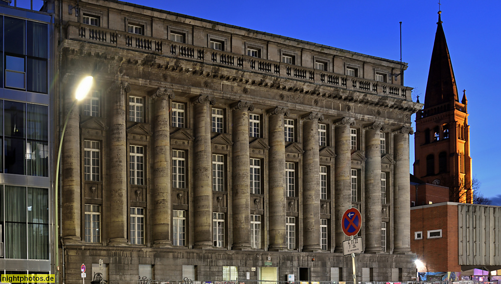 Berlin Schöneberg. Beuth-Hochschule für Technik. Erbaut 1911-1914 von Ludwig Hoffmann als Baugewerkeschule. Kurfürstenstrasse 141