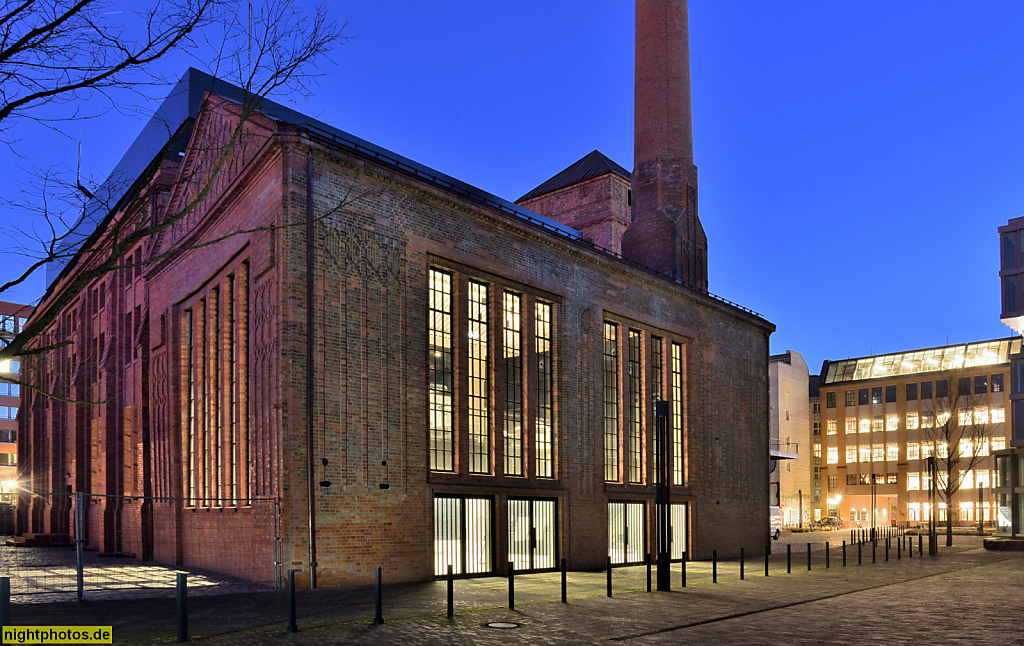 Berlin Mitte. Eiswerk. Alte Eisfabrik. Co-Working Spaces von Techspace. Erbaut ab 1909 von "Norddeutsche Eiswerke AG". Umbau und Erweiterung 2017-2022 von Graft Architekten