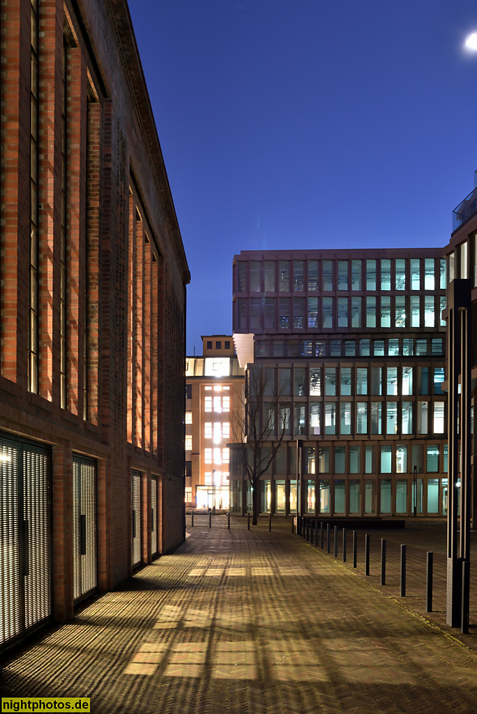 Berlin Mitte. Eiswerk. Alte Eisfabrik. Co-Working Spaces von Techspace. Erbaut ab 1909 von "Norddeutsche Eiswerke AG". Umbau und Erweiterung 2017-2022 von Graft Architekten