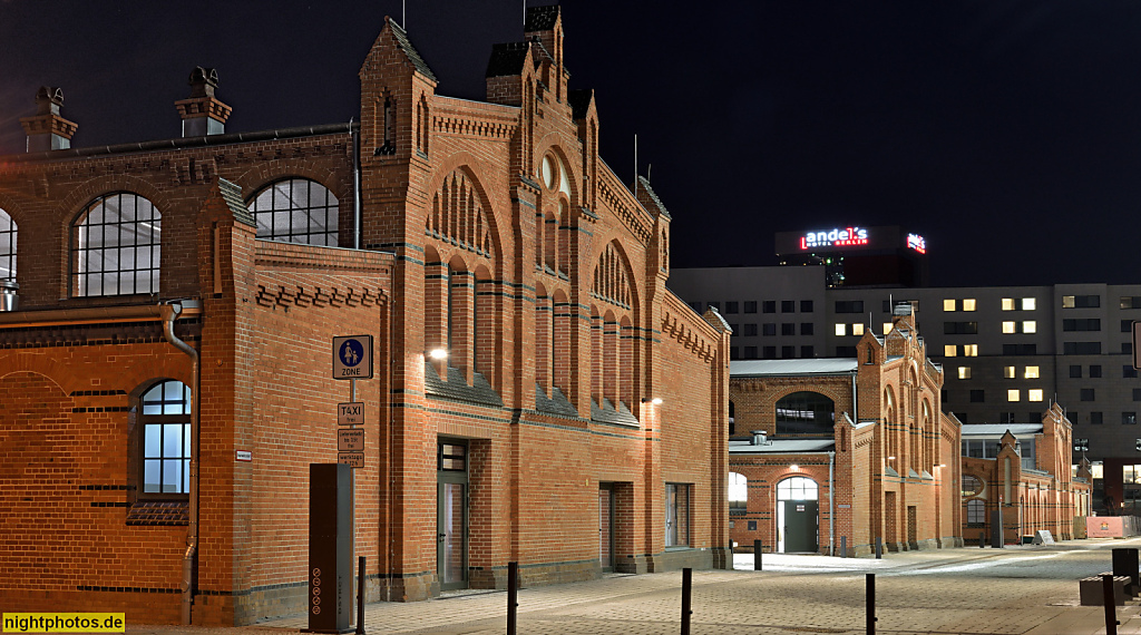 Berlin Prenzlauer Berg. Dstrct Gewerbeareal. Erbaut 1877-1883 von Hermann Blankenstein als Rinderstall im Zentralvieh- und Schlachthof. Saniert 2022 von Gewers Pudewill. Landsberger Allee 104