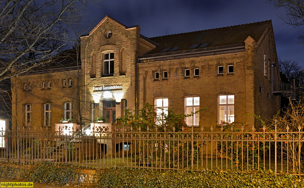 Berlin Pankow. Evangelischer Kindergarten der Kirchengemeinde Alt-Pankow. Erbaut 1871 als Pfarrhaus. Breite Strasse 38