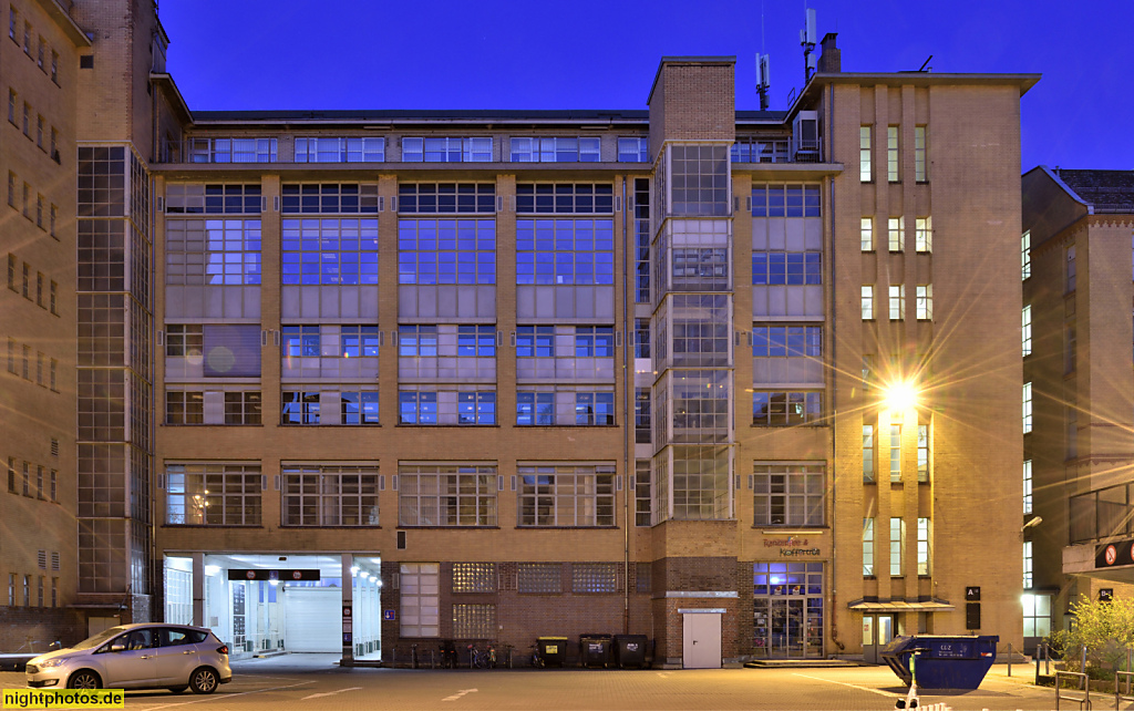 Berlin Wedding. Gewerbehof Osram-Höfe. Gebäude 13 und 14. Erbaut 1904-1906 von Hermann Enders für Bergmann Electricitäts-Werke AG. Groninger Strasse 27. Innenhof