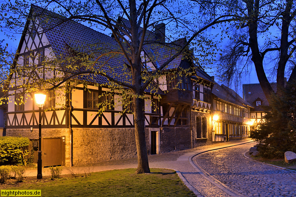 Wernigerode. Gadenstedtsches Haus. Erbaut 1582 von Dietrich von Gadenstedt auf Mauern der ehemaligen Schnakenburg. Erker in Hochrenaissance. Oberpfarrkirchhof 13