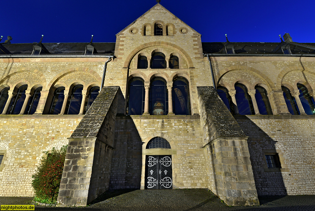 Goslar. Kaiserpfalz erbaut 1040-1050 von Baumeister Benno II. von Osnabrück für Kaiser Heinrich III. Pfalzkapelle St. Ulrich und Kaiserhaus. UNESCO-Weltkulturerbe seit 1992