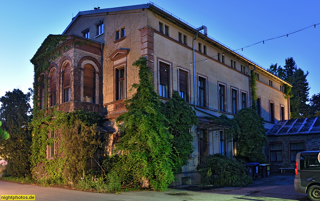 Berlin Neukölln Baumschulenweg. Baumschule Späth. Wohnhaus erbaut ab 1874. Umbau 1891. Umbau 1894. Hofseite. Späthstrasse 80-81