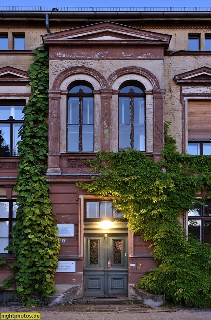 Berlin Neukölln Baumschulenweg. Baumschule Späth. Wohnhaus erbaut ab 1874. Umbau 1891. Umbau 1894. Strassenseite. Späthstrasse 80-81