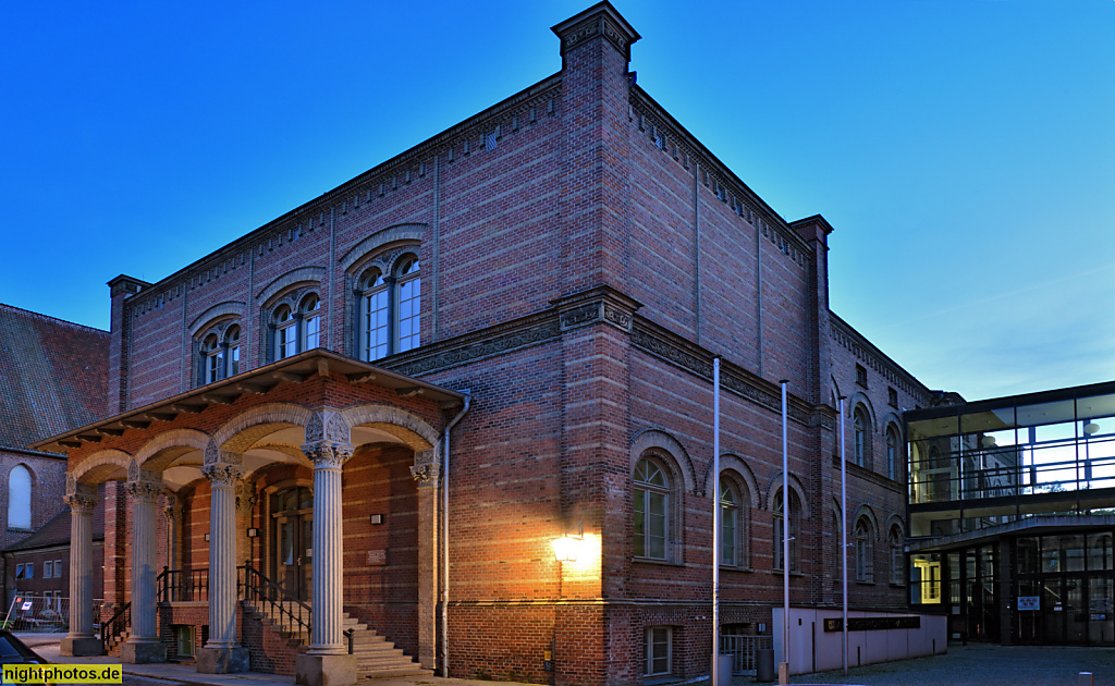 Stralsund. Amtsgericht. Mit Hafthaus erbaut 1869 in Neorenaissance. Sanierung 2004-2008 von Architekturbüro Frank-Milenz-Rabenseifner. Bielkenhagen 9