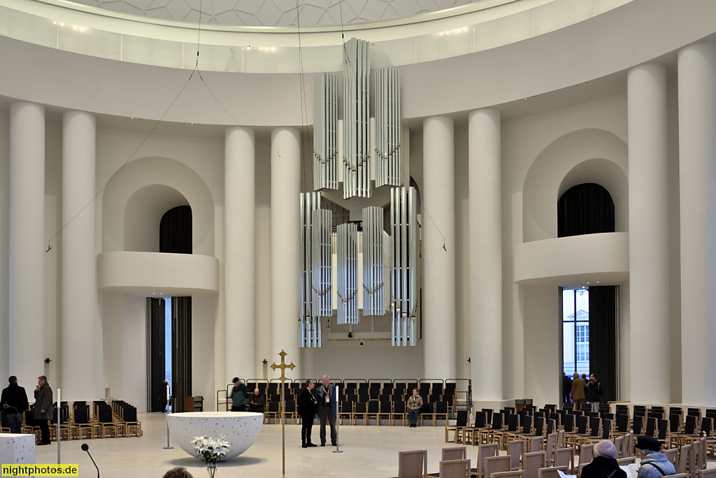 Berlin Mitte St. Hedwig-Kathedrale. Erbaut 1747-1773 von Johann Boumann nach Plänen von Georg Wenzeslaus von Knobelsdorff und Jean-Laurent Legeay. Umbau 2020-2024 von Sichau und Walther. Bauherr Erzbischof Dr. Heiner Koch