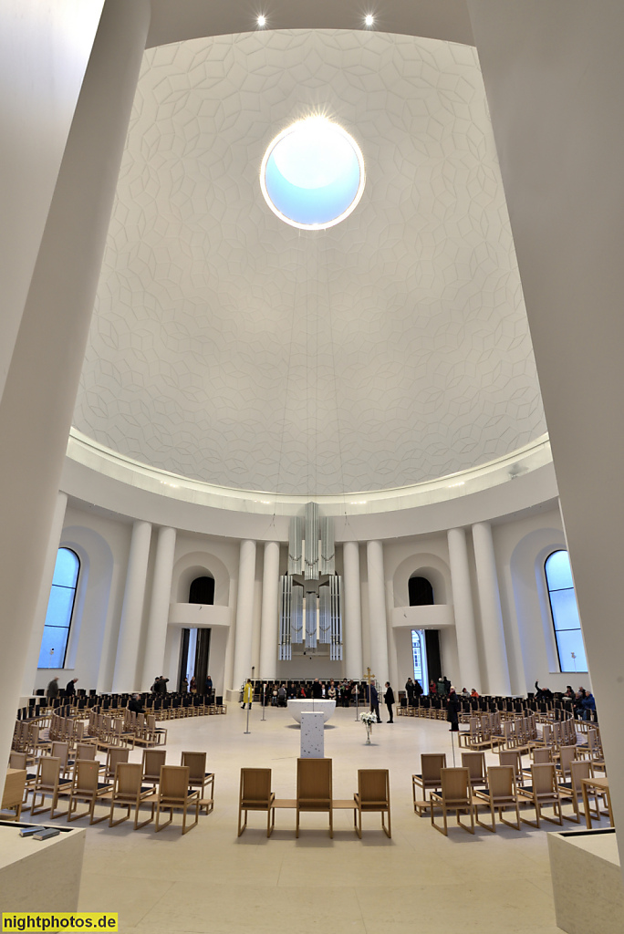 Berlin Mitte St. Hedwig-Kathedrale. Erbaut 1747-1773 von Johann Boumann nach Plänen von Georg Wenzeslaus von Knobelsdorff und Jean-Laurent Legeay. Umbau 2020-2024 von Sichau und Walther. Bauherr Erzbischof Dr. Heiner Koch