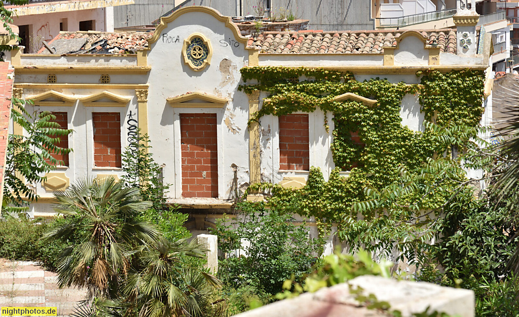 Sant Feliu de Guixols. Lost Place. 'Park Hotel Panorama'. Leerstand seit mehr als 10 Jahren. Avinguda de Sant Elm