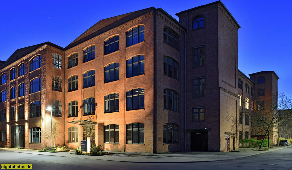 Berlin Wilhelmsruh. Pankow-Park. Erbaut 1907 als Kabelhalle der Bergmann Elektrizitätswerke. Ab 1949 Bergmann-Borsig. Hertzstrasse 67