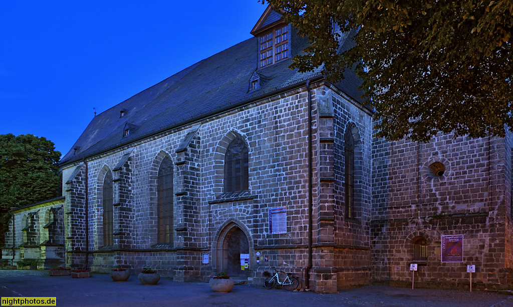 Quedlinburg. Marktkirche St. Benedikti im Marktkirchhof. Romanisch erbaut. Geweiht 1173. Umbau 15. Jhdt spätgotisch