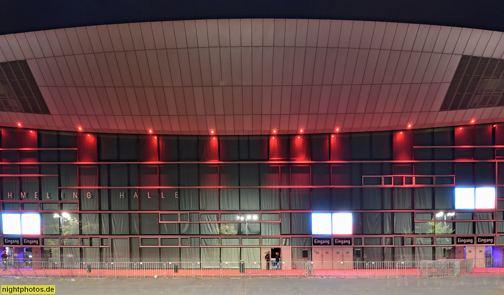 Berlin Prenzlauer Berg. Max-Schmeling-Halle. Erbaut 1994-1996 von Albert Dietz Anett-Maud Joppien Jörg Joppien. Falkplatz 1