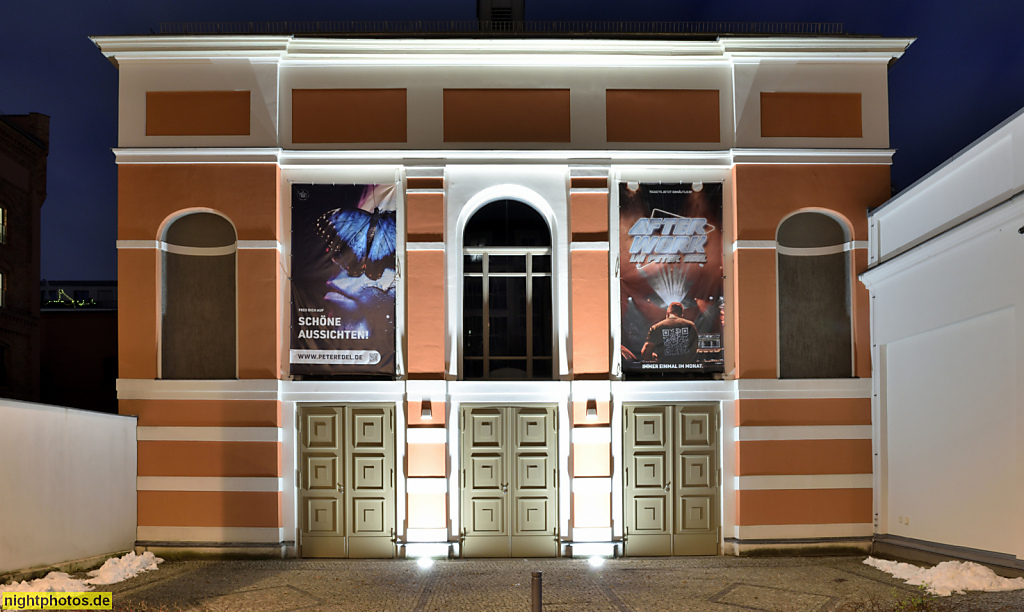 Berlin Weissensee. Kulturhaus Peter Edel. Erbaut 1902-1908 als Saalbau der Sternecker Brauerei von Max Bing für Gastwirt und Brauer Rudolf Sternecker. Berliner Allee 125