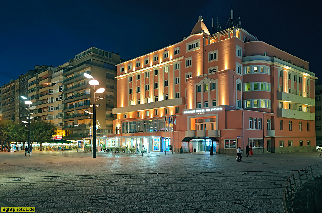 Póvoa de Varzim. Grande Hotel da Povoa. Erbaut nach 1930 von Rogério de Azevedo. Largo de Passeio Alegre