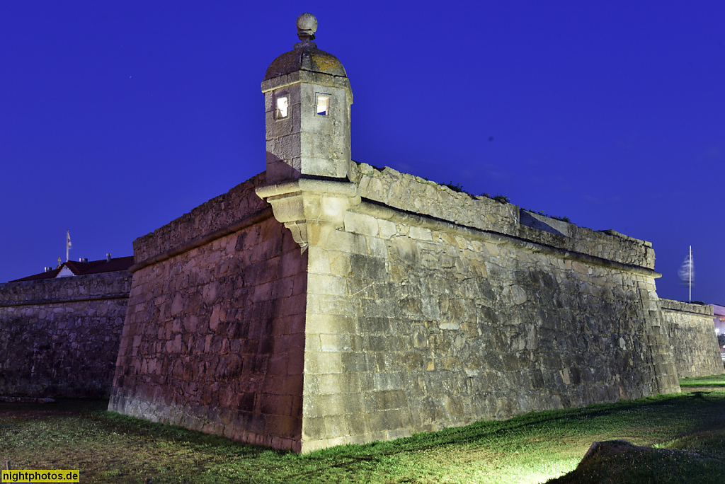Póvoa de Varzim. Fortalezza de Nossa Senhora da Conceição. Erbaut 1701-1740 unter König Pedro II. und König João V. Westbastion