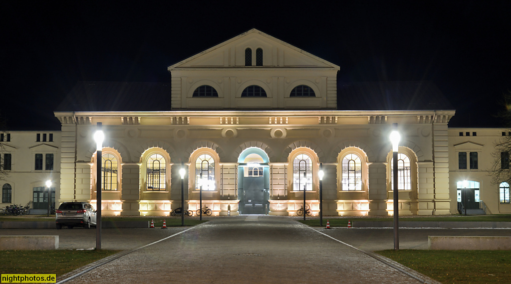 Schwerin Altstadt. Marstall. Ministerialbau. Erbaut 1838-1842 klassizistisch von Georg Adolf Demmler. Bauleitung Carl Behnke. Werderstrasse 124
