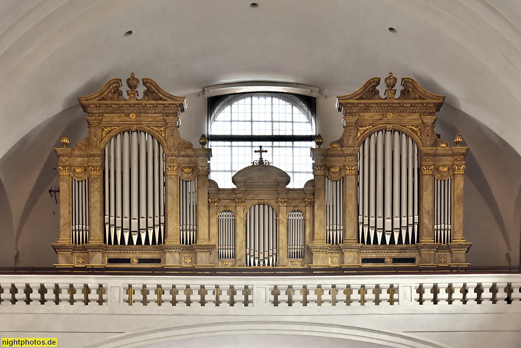 Bamberg. St. Martin. Martinskirche. Katholisch. Erbaut 1686-1693 von Georg und Leonhard Dientzenhofer. Orgel erbautt 1894 von G. F. Steinmeyer. Restauriert 1999-2000 von Orgelbau Hermann Eule