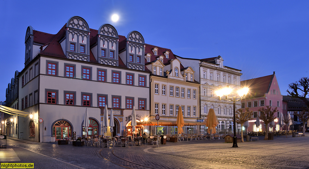 Naumburg. Markt. Randbebauung Ostseite