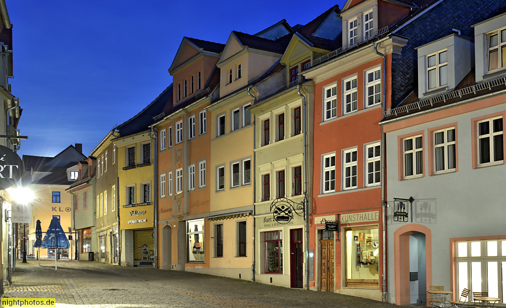 Naumburg. Strassenszene Altstadt Steinweg