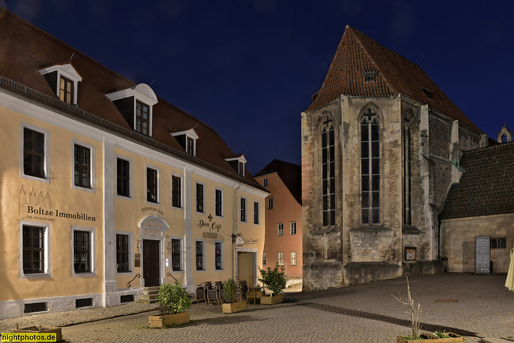 Naumburg. Domcafe und Marienkirche am Dom. Domplatz 21