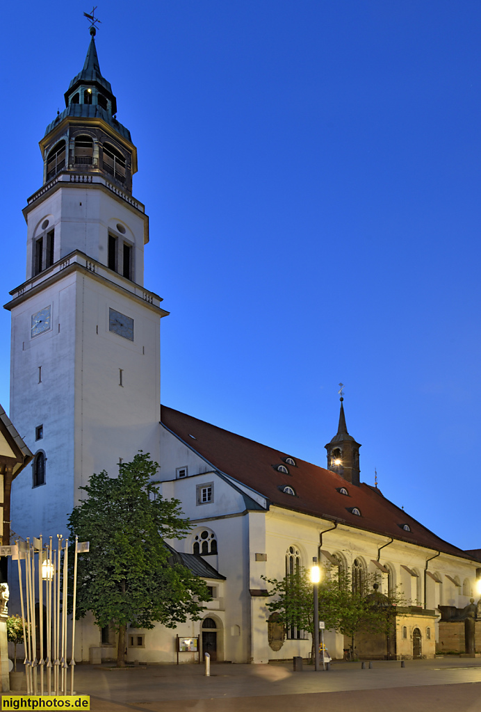 Celle. Altstadt. Stadtkirche St. Marien. Erbaut 1292-1308. Umbau Barock 1676-1698. Dachreiter erbaut 1717 von Johann Caspar Borchmann. Kirchturm erbaut 1913
